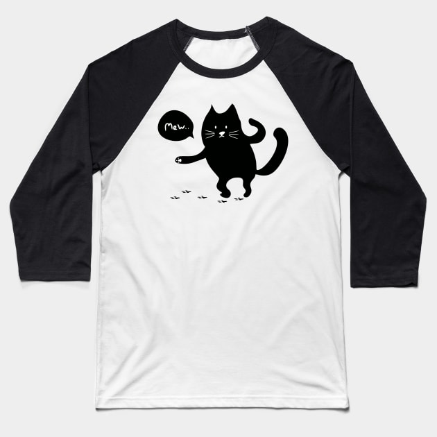 a skulking cat Baseball T-Shirt by bloomroge